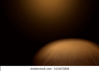 Wooden floor or table background in 3d illustration for design uses