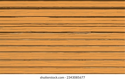 Fondo de la ilustración vectorial del suelo de madera. vector de textura de cierre de madera