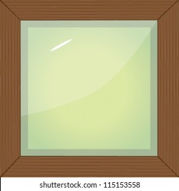 wooden frame