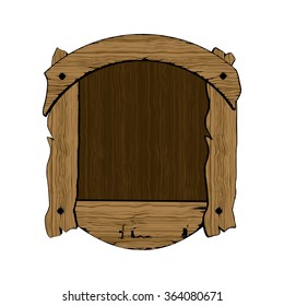 wooden frame
