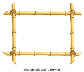https://image.shutterstock.com/image-vector/wooden-frame-bamboo-sticks-vector-260nw-76069486.jpg