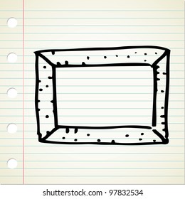 wooden frame doodle