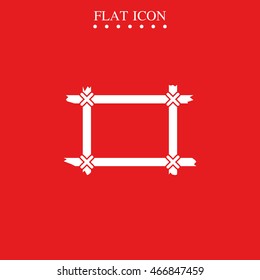 Wooden frame icon.