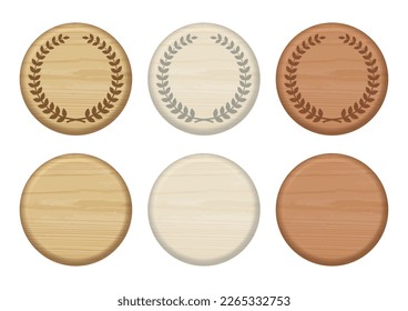 Wooden frame set in 3 colors