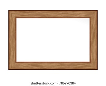 wooden frame vector art
