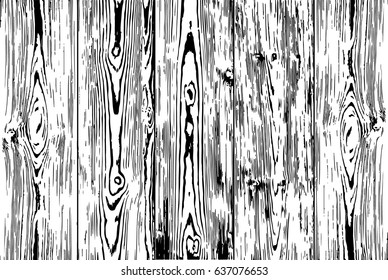 Wooden grain vector texture background. Distress wooden overlay texture for your design. Grunge wooden illustration
