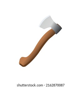 vector de icono de asa de manejador de madera