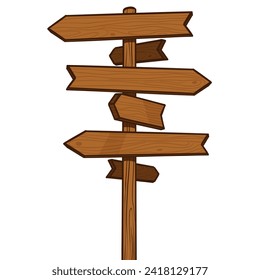 Hiking trail sign Royalty Free Stock SVG Vector