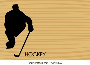 wooden hockey background
