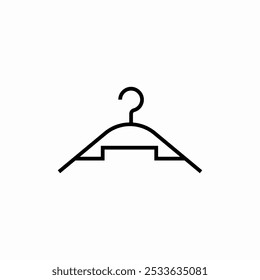 wooden hook icon sign vector