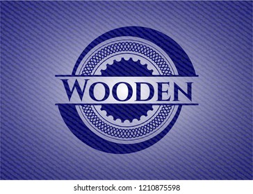 Wooden jean background