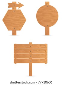 wooden labels