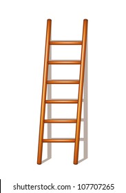 Wooden ladder