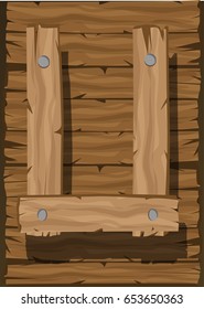Wooden letter U