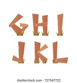 Wooden Letters - Set 2 of 4