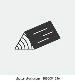 wooden log cut vector icon tree deforestation