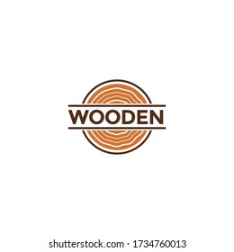 Wooden logo or combination mark design