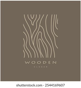 wooden logo design, for construction, wood craftsmen, wood processing company businesses