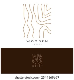 wooden logo design, for construction, wood craftsmen, wood processing company businesses