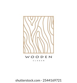 wooden logo design, for construction, wood craftsmen, wood processing company businesses