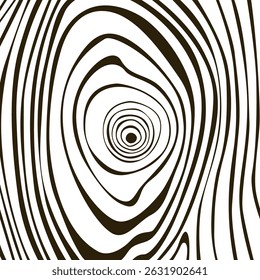 Wooden logs texture. Wood concepts graphics, lumber top view. Vintage outline trees structure vector