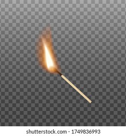 Matches in box, stages of burning matchsticks 14779035 Vector Art at  Vecteezy