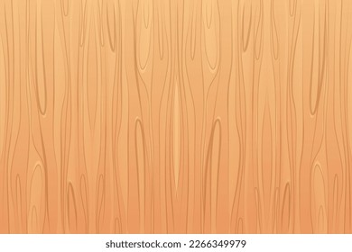 Material de madera, fondo cómico de madera de superficie texturada en estilo de dibujos animados. Muro, panel para juego, ui diseño