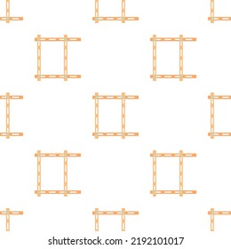 Wooden maulstick pattern seamless background texture repeat wallpaper geometric vector