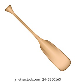 wooden oar retro hobby icon