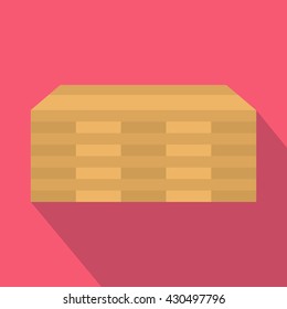 Wooden pallets icon