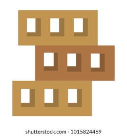 wooden pallets warehouse icon