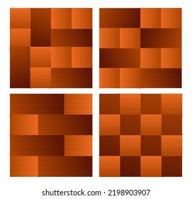 wooden parquet floor texture isolated.
