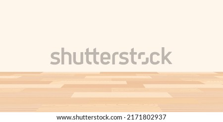 Wooden parquet seamless pattern. White laminate floor isometric view. Hardwood court. Wood grain texture. Light timber interior. Oak, walnut, pine, maple nature materials realistic vector illustration