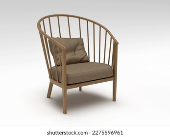 wooden patio chairs and brown seating