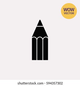 Wooden pencil icon