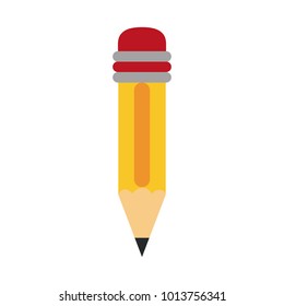Wooden pencil isolated