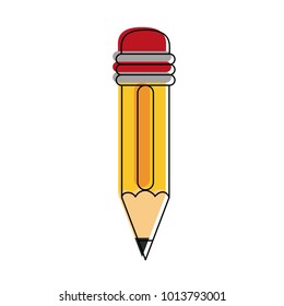 Wooden pencil isolated