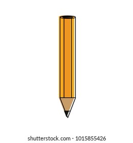 Wooden pencil isolated