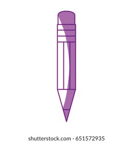 Wooden pencil isolated
