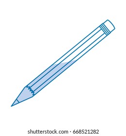 Wooden pencil isolated