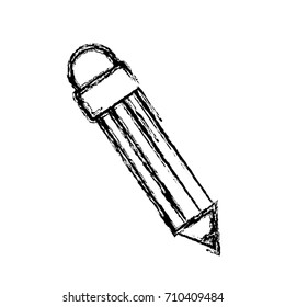 Wooden pencil isolated