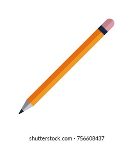 Wooden pencil isolated