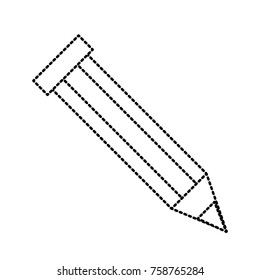 Wooden pencil isolated