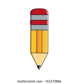 Wooden pencil isolated