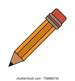 Wooden pencil symbol