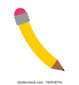 Wooden pencil symbol