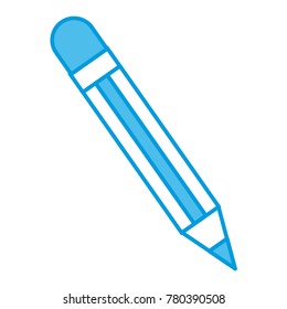 Wooden pencil symbol