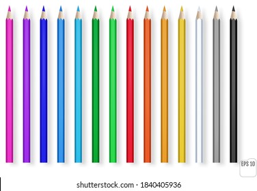 Wooden pencils for school education.