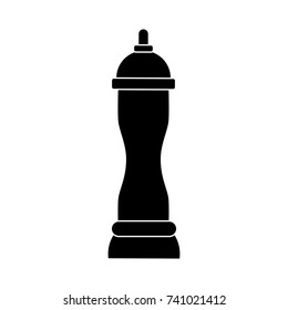 Wooden pepper pot