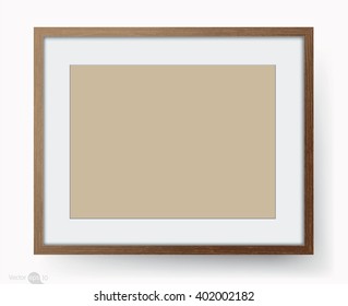 Wooden photo frame